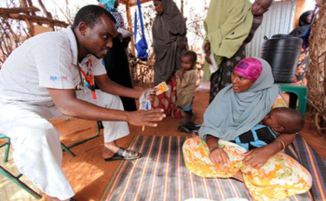 Hussein Ali Adan, a Community Therapeutic Centre nurse