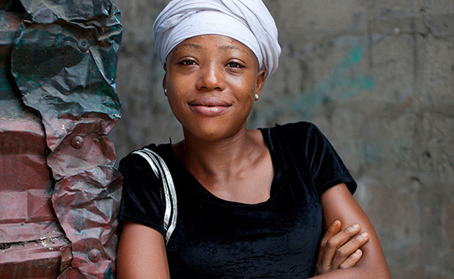 Ruth Yomoi - an Ebola survivor from Monrovia, Liberia.