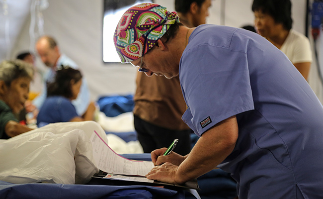 Surgical team in Tacloban 