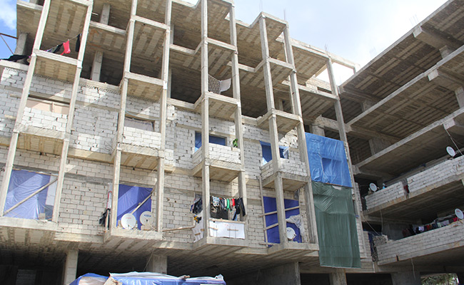 Sidon University, home to 125 Syrian refugee families