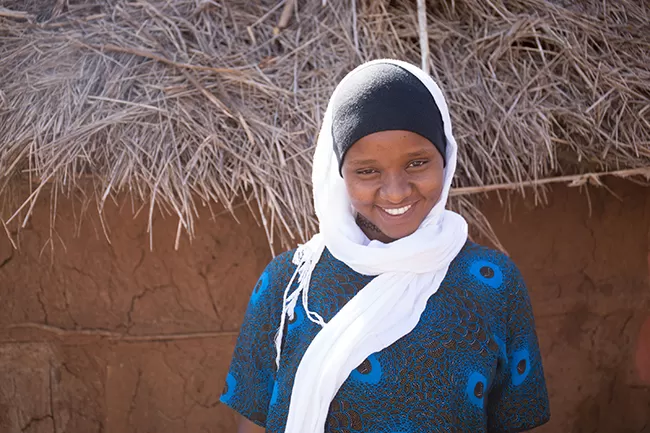 Lokho, a girl who benefited from a Food for Fees scheme