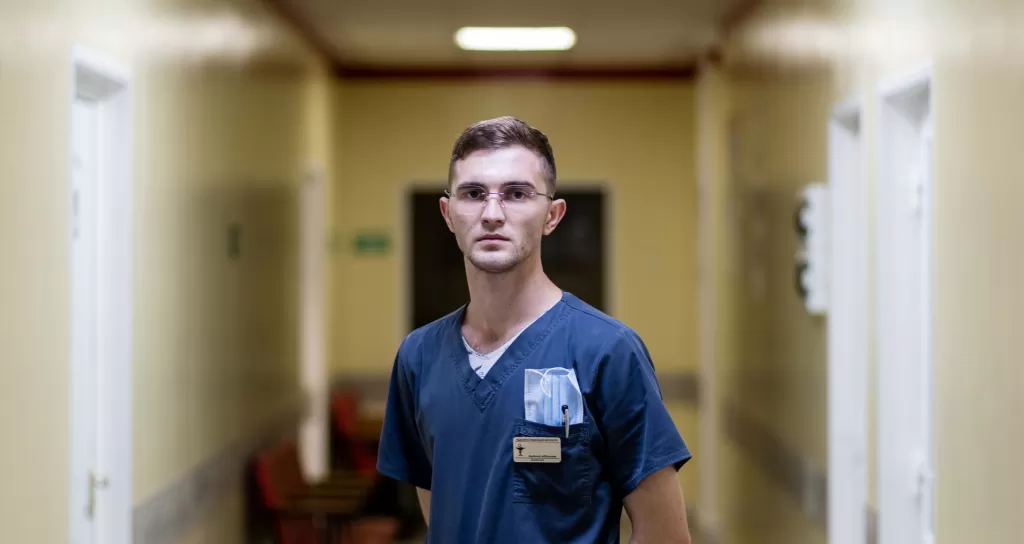 Dymtro medical doctor in Ukraine