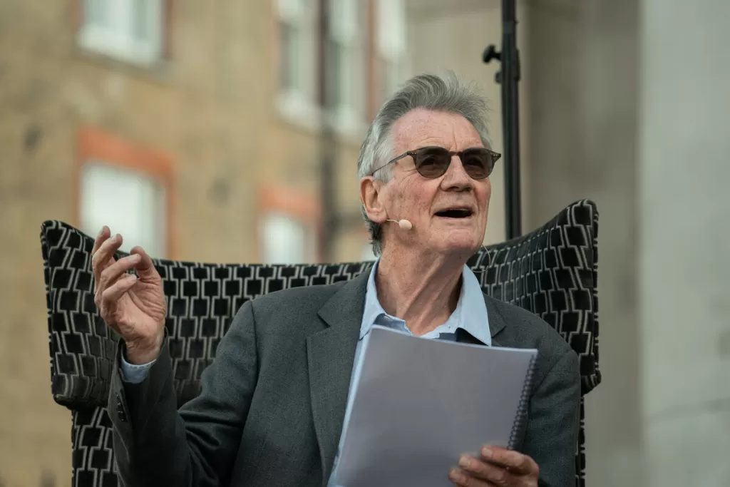 Michael Palin at the Playing for Peace Orchestra performance