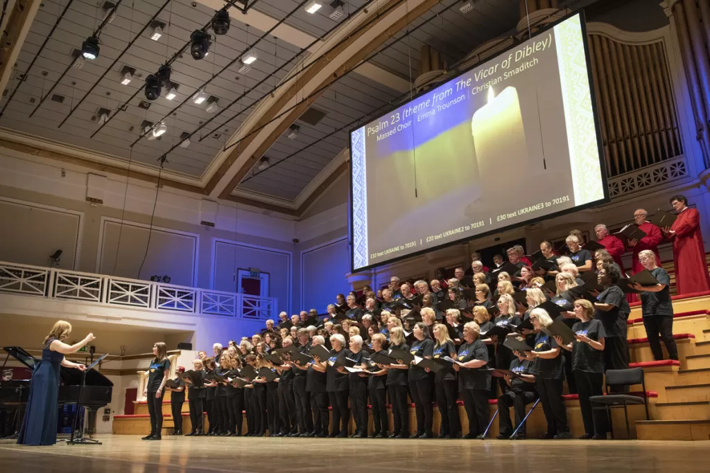 Musical Village, a group of community choirs in Leicestershire, was formed in 2008 by Lesia Smaditch. 