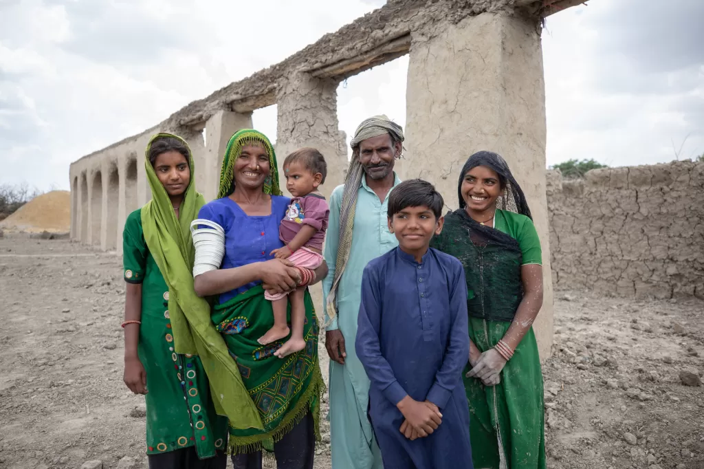 Family in Pakistan