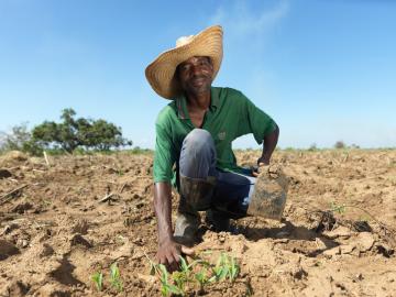Joaquin, 55, received seeds to restart livelihood