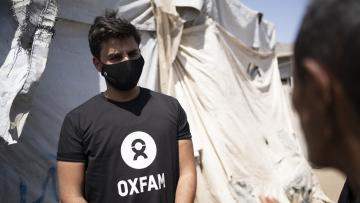 Mohammed, an Oxfam aid worker in Yemen