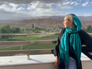 Athena Rayburn in Bamyan