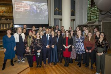 DEC staff group photo at royal event. Image: Andy Aitchson