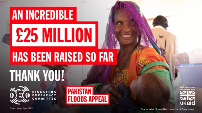 25 million raised graphic