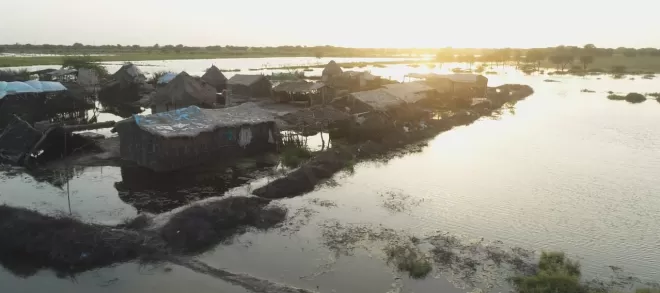 Village In Pakistan Underwater