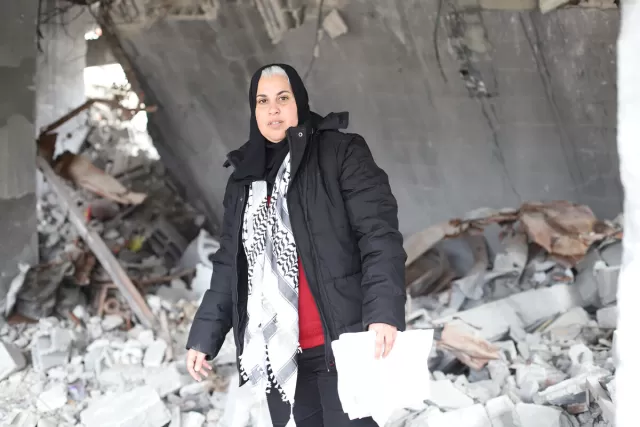 Sahar lost team members as well as their office in Gaza. Image: Wattan Media Network/ActionAid
