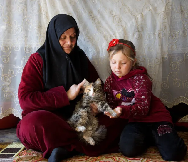 Farida* receives DEC-funded livelihood support in Syria. Photo: Ali Haj Suleiman/Fairpicture/DEC